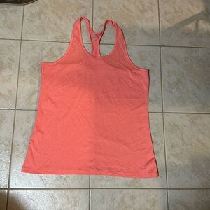 Nike Dri-Fit. Women’s size XL. Racer back tank top. Salmon color